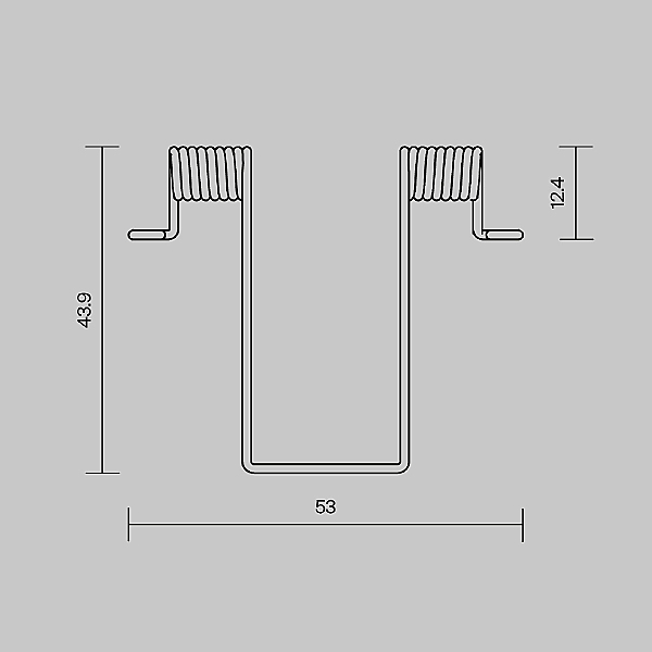 Аксессуары для лент Встраиваемый с накладным фланцем профиль 642002