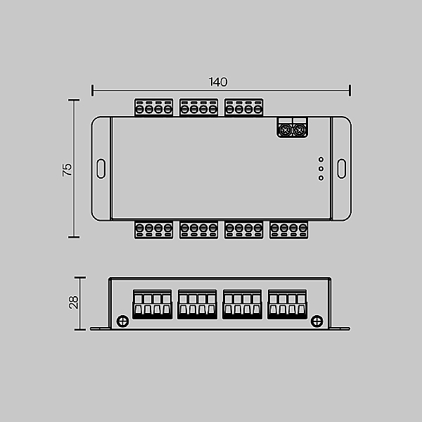 Драйвер для LED ленты Усилители сигнала 711007