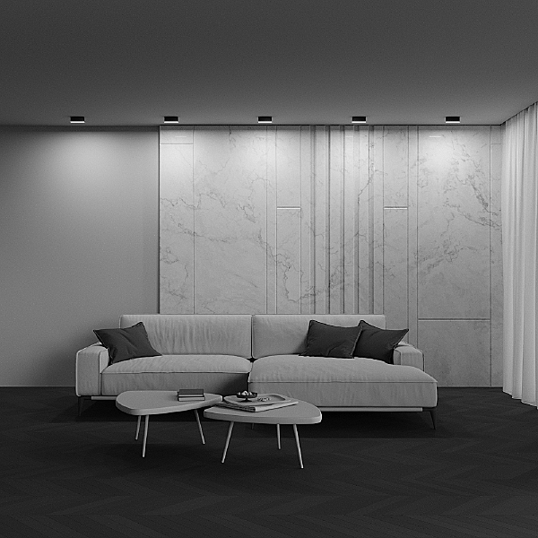 Светильник потолочный Basis C068CL-12W3-6K-B