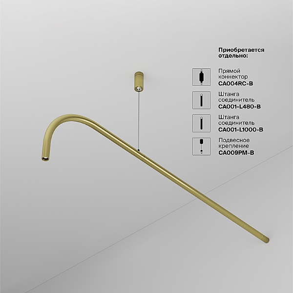 Настенный светильник Eye C104WL-3W3-6K-BS