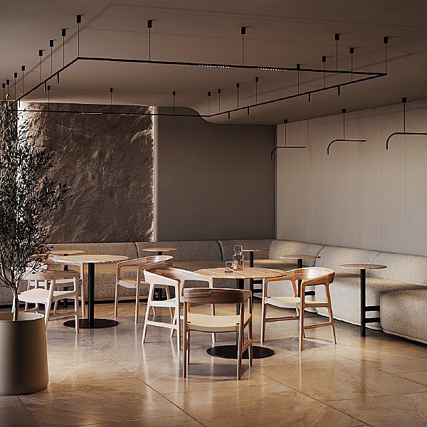 Настенный светильник Eye C104WL-3W3-6K-BS