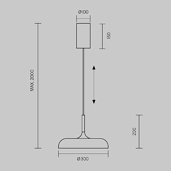 Светильник подвесной Gerhard MOD189PL-L30B3K