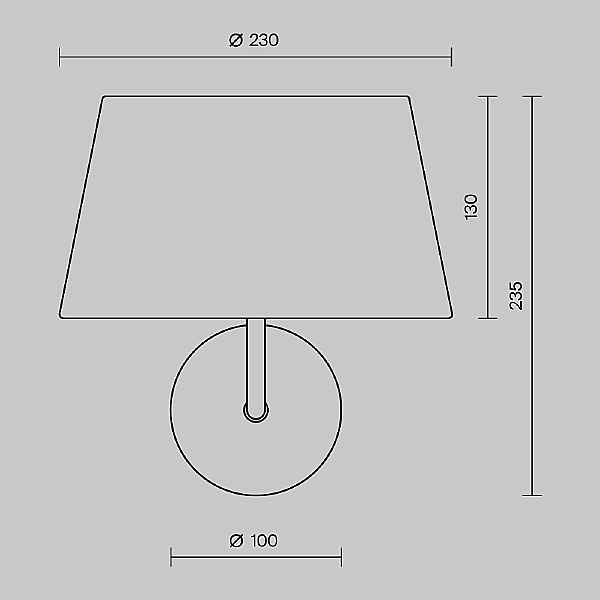 Настенное бра Modesto MOD360WL-01B