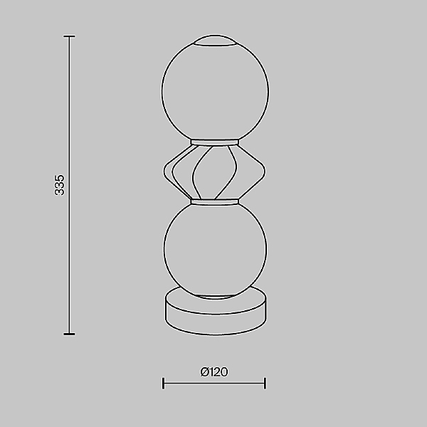 Настольная лампа Brosche MOD362TL-L10GR3K