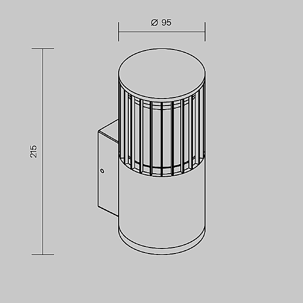 Настенный светильник Alura O492WL-01GF