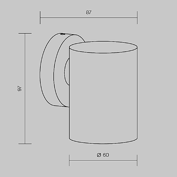 Настенный светильник Clyde O493WL-01W