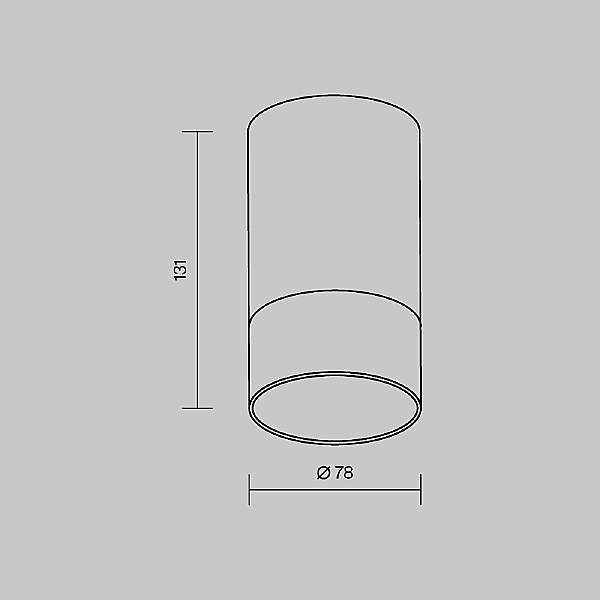 Накладной светильник Ember O499CL-L10B3K