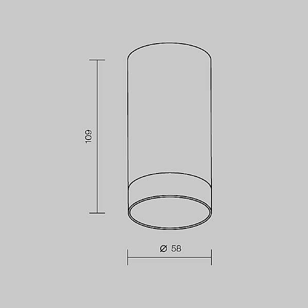 Накладной светильник Luxe O500CL-L5B3K