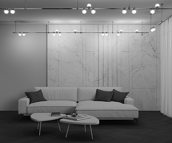 Трековый светильник Luna TR149-1-5W4K-PT