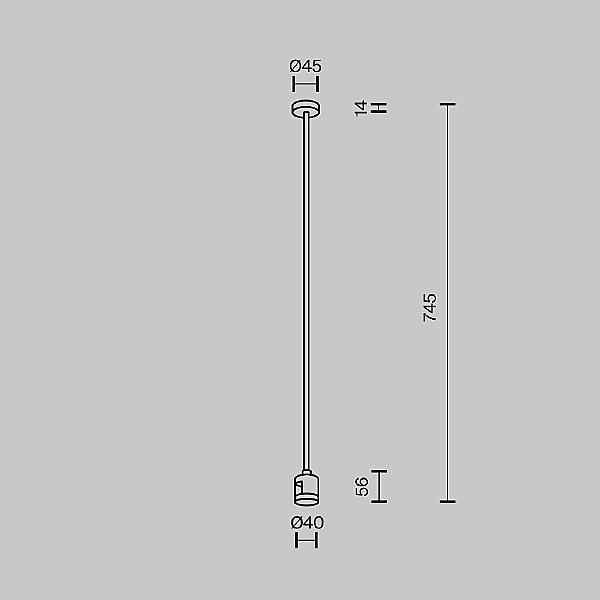 Монтажный элемент Accessories for tracks Flarity TRA159C-IPC1-PT