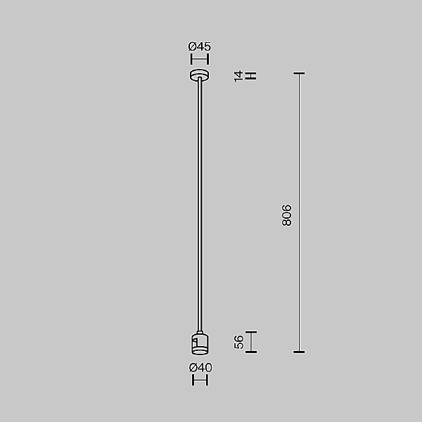 Монтажный элемент Accessories for tracks Flarity TRA159C-IPCL1-PT