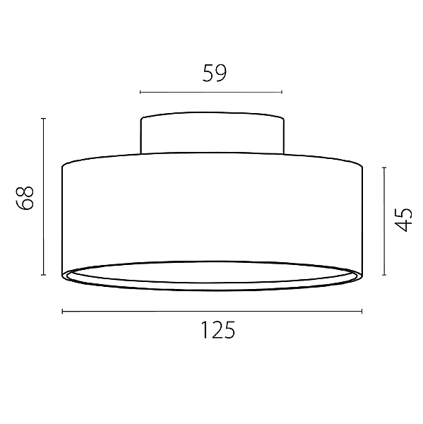 Светильник потолочный Acuto 215947