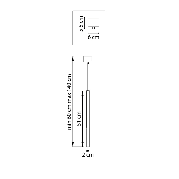 Светильник подвесной Tubo LT7472372