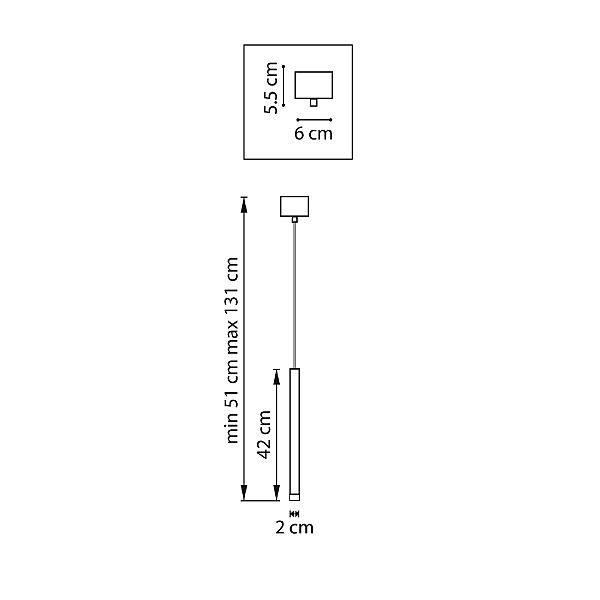 Светильник подвесной Tubo LT7472471