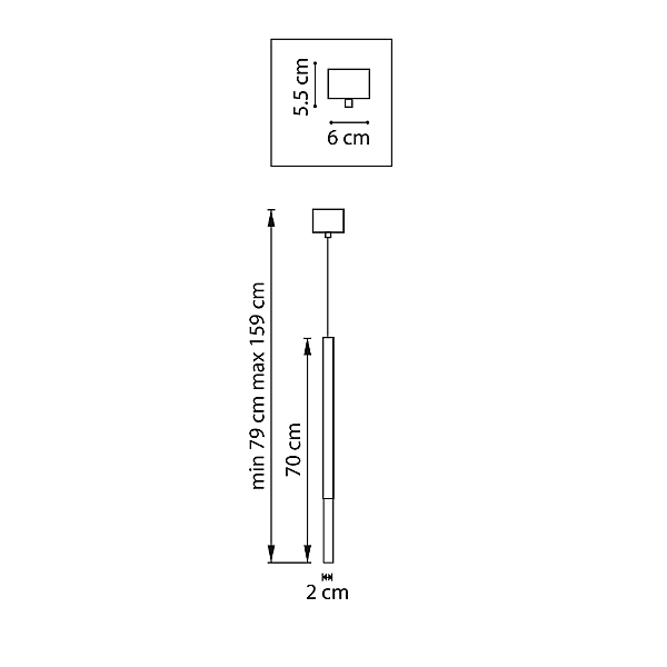 Светильник подвесной Tubo LT7473472