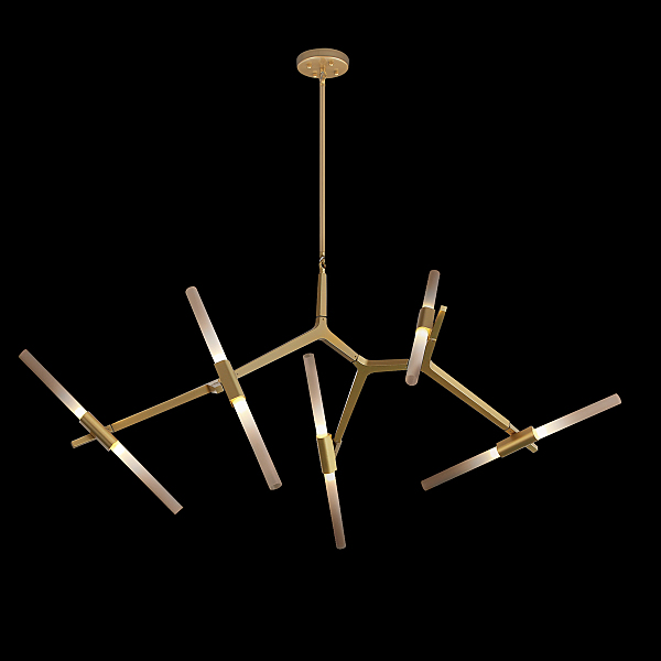 Люстра на штанге Agnes 10399/10 GD