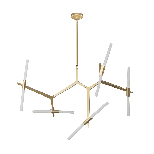 Люстра на штанге Agnes 10399/10 GD