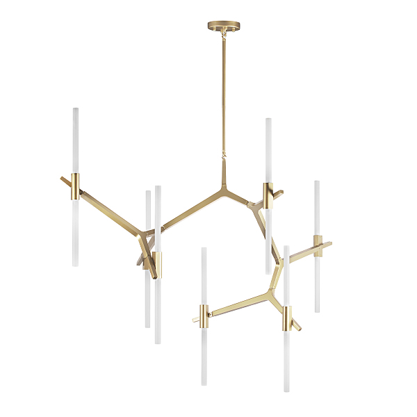 Люстра на штанге Agnes 10399/14 GD