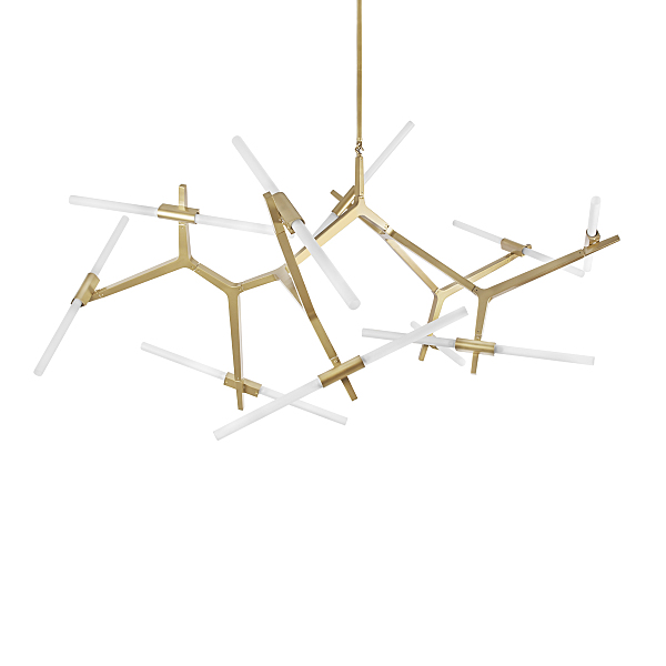 Люстра на штанге Agnes 10399/20 GD