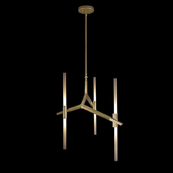 Люстра на штанге Agnes 10399/6 GD