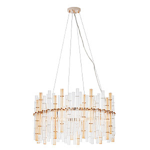 Подвесная люстра Crystalla A4111LM-16GO