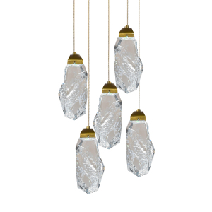 Светильник подвесной 111 111-5P gold