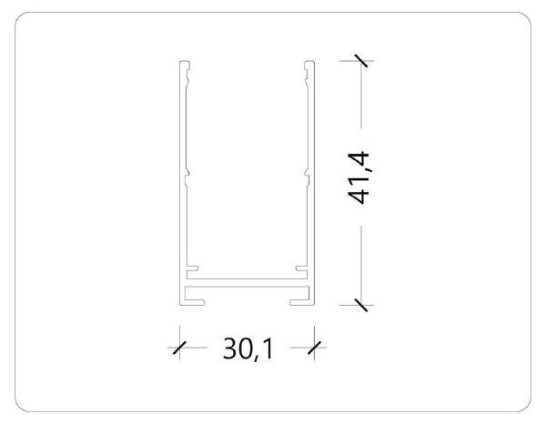 Шинопровод AM Group AM541 2M WH SMART