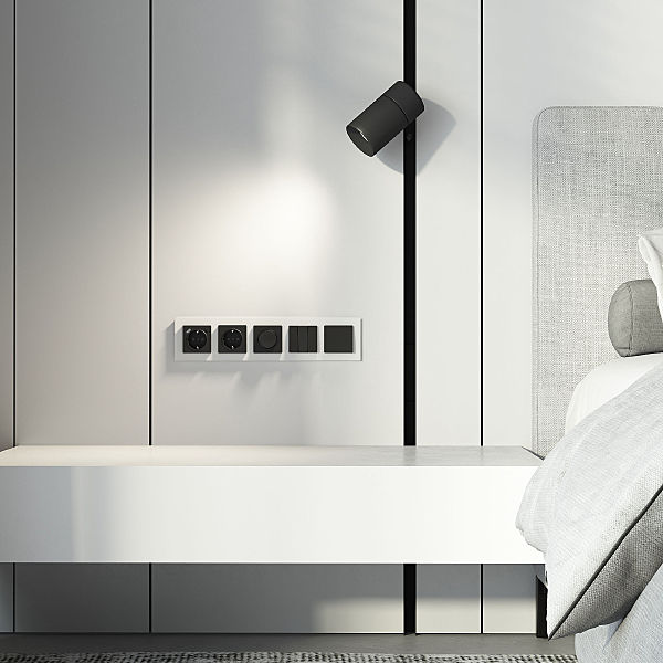 Рамка Senso белый soft-touch W0053101/ Рамка на 5 постов Senso (белый, стекло soft-touch)