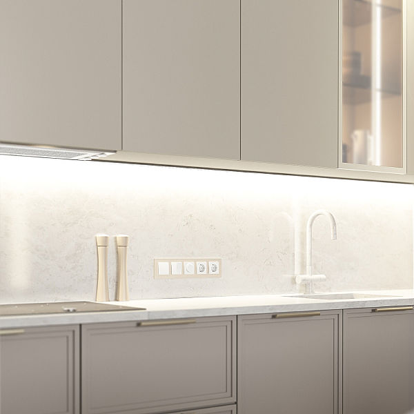 Рамка Senso шампань soft-touch W0053111/ Рамка на 5 постов Senso (шампань, стекло soft-touch)