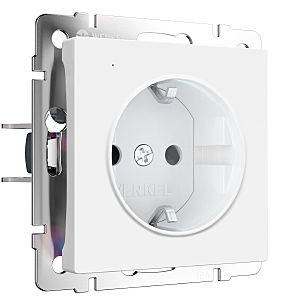 Розетка Встраиваемые механизмы белые матовые W1171461/ Розетка с подсветкой W (белый матовый)