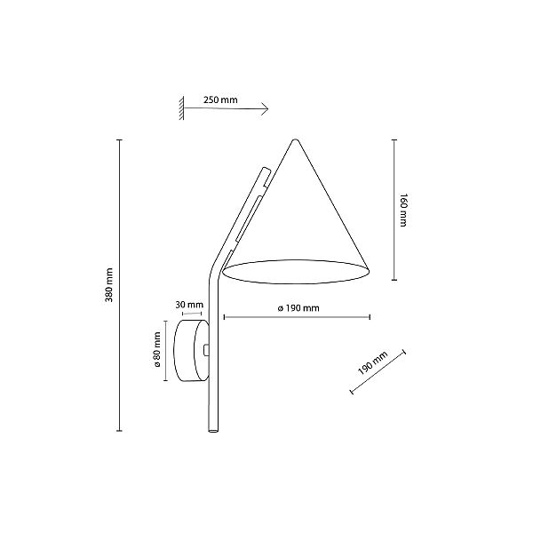 Настенное бра Cono 11088 CONO BROWN