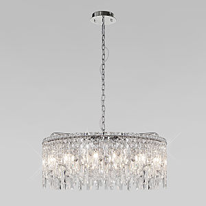 Подвесная люстра Blitz 60159 хром/ прозрачный хрусталь Strotskis Smart