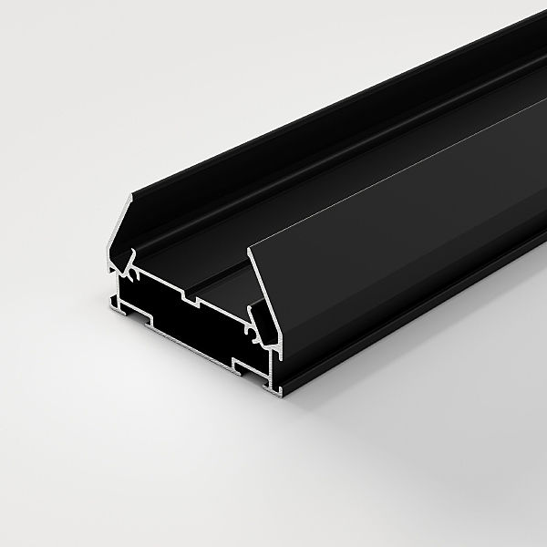 Профиль для шинопровода Elektrostandard 85234/00 Алюминиевый профиль для монтажа в натяжной потолок однофазного шинопровода черный (2м)