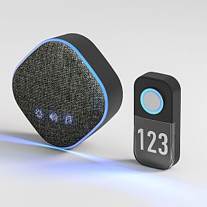 Дверной звонок DBQ29 DBQ29M WL 36M IP20 Чёрный