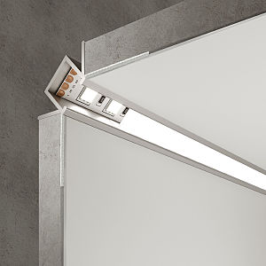 Профиль LL-2-ALP014 LL-2-ALP014 Встраиваемый угловой алюминиевый профиль (внутренний угол) для LED ленты (под ленту 9mm)