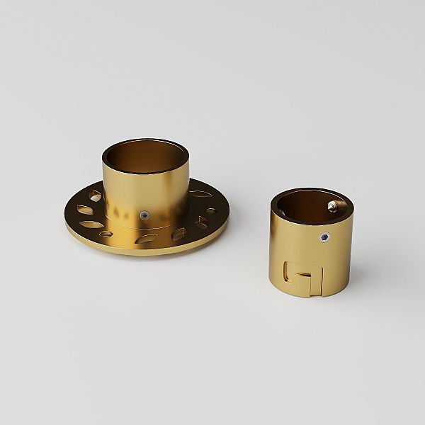 Аксессуары для лент Full light Встраиваемое крепление для круглого гибкого неона Full light латунь (FL 2860), арт. A070756