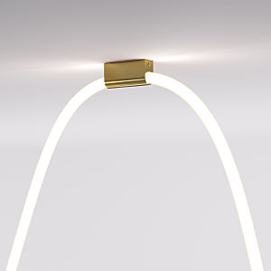 Аксессуары для лент Full light Накладные крепления для круглого гибкого неона Full light латунь (FL 28100)