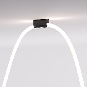 Аксессуары для лент Full light Накладные крепления для круглого гибкого неона Full light черный (FL 28100)