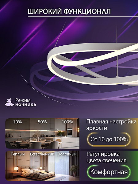 Подвесная люстра Finam HIGH-TECH LED LAMPS 82055