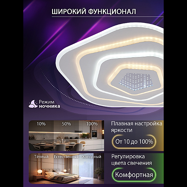 Потолочная люстра Palace LED LAMPS 81111/4C