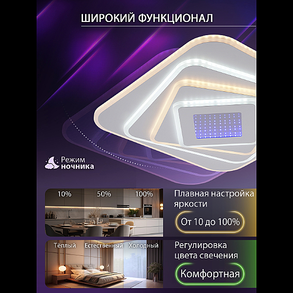 Потолочная люстра Palace LED LAMPS 81112/4C