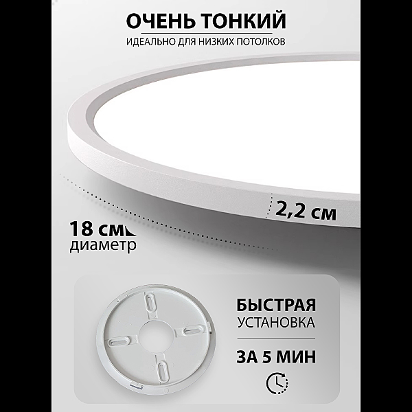Светильник потолочный Plain LED LAMPS 81113/1C
