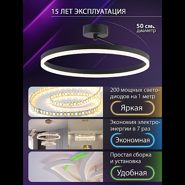 Светильник потолочный Finam LED LAMPS 81121/2C