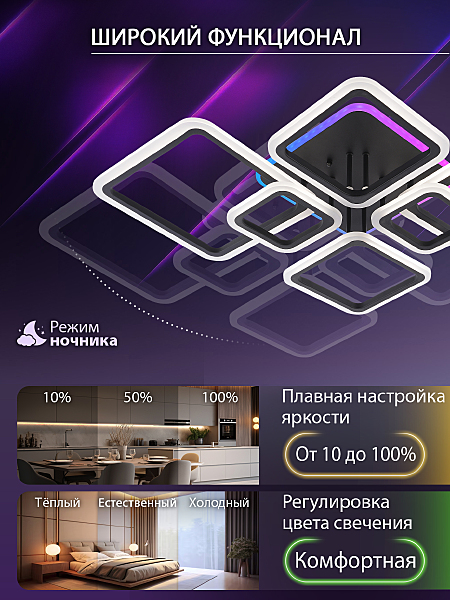 Потолочная люстра Spektr LED LAMPS 81442
