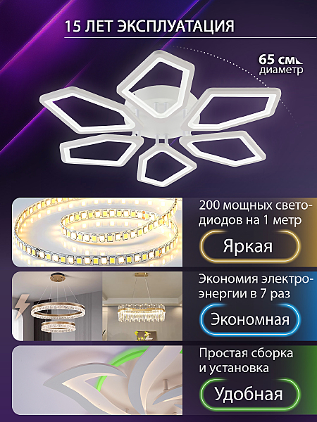 Потолочная люстра 8144 LED LAMPS 81443
