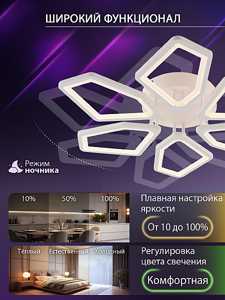 Потолочная люстра 8144 LED LAMPS 81443