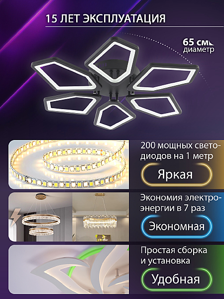 Потолочная люстра 8144 LED LAMPS 81444