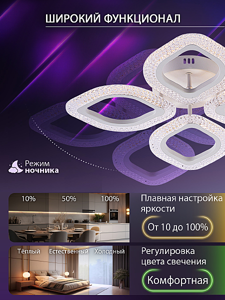 Потолочная люстра Sm LED LAMPS 81455