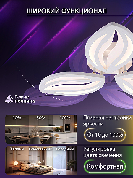 Потолочная люстра Sm LED LAMPS 81456