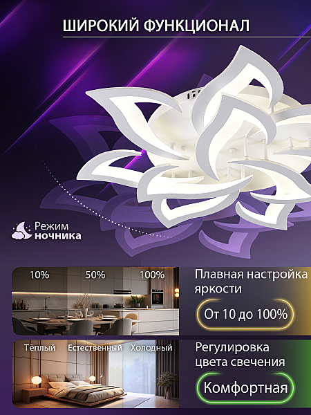 Потолочная люстра Olimp LED SMART 84005